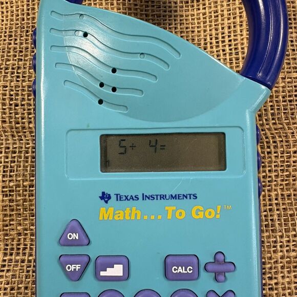 Vintage Texas Instruments Math To Go Learning Calculator Tested Working Sound - Picture 2 of 3